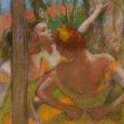 Edgar Degas - Tänzer 1896 | Giclée Kunstdruck gerahmt