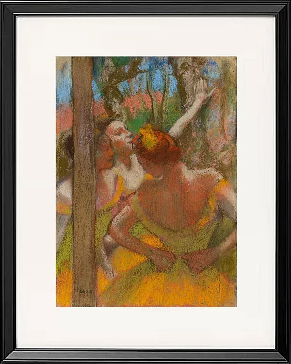 Edgar Degas - Tänzer 1896 | Giclée Kunstdruck gerahmt