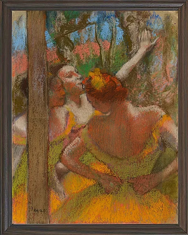 Edgar Degas - Tänzer 1896 | Giclée Kunstdruck gerahmt