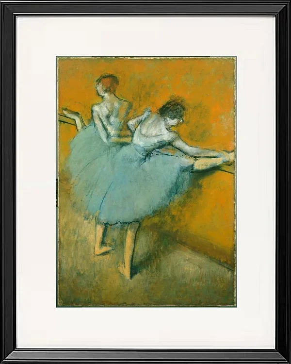 Edgar Degas - Tänzer an der Barre 1884 | Giclée Kunstdruck gerahmt