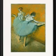 Edgar Degas - Tänzer an der Barre 1884 | Giclée Kunstdruck gerahmt