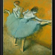 Edgar Degas - Tänzer an der Barre 1884 | Giclée Kunstdruck gerahmt
