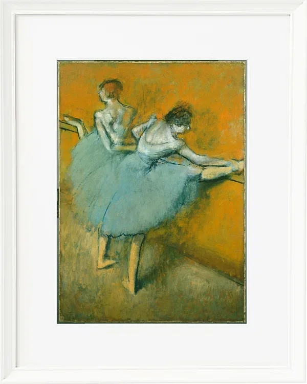 Edgar Degas - Tänzer an der Barre 1884 | Giclée Kunstdruck gerahmt