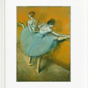Edgar Degas - Tänzer an der Barre 1884 | Giclée Kunstdruck gerahmt