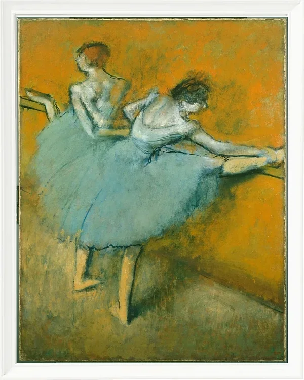 Edgar Degas - Tänzer an der Barre 1884 | Giclée Kunstdruck gerahmt