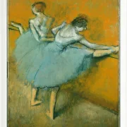 Edgar Degas - Tänzer an der Barre 1884 | Giclée Kunstdruck gerahmt