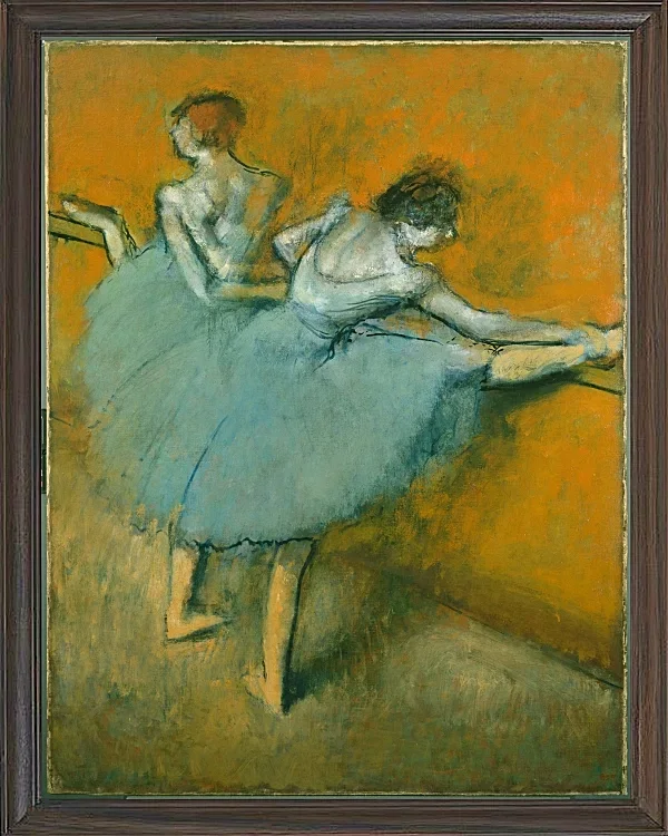 Edgar Degas - Tänzer an der Barre 1884 | Giclée Kunstdruck gerahmt