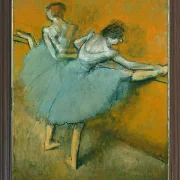 Edgar Degas - Tänzer an der Barre 1884 | Giclée Kunstdruck gerahmt