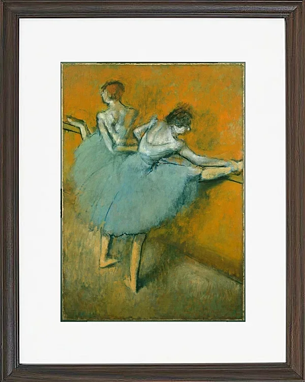 Edgar Degas - Tänzer an der Barre 1884 | Giclée Kunstdruck gerahmt