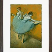 Edgar Degas - Tänzer an der Barre 1884 | Giclée Kunstdruck gerahmt