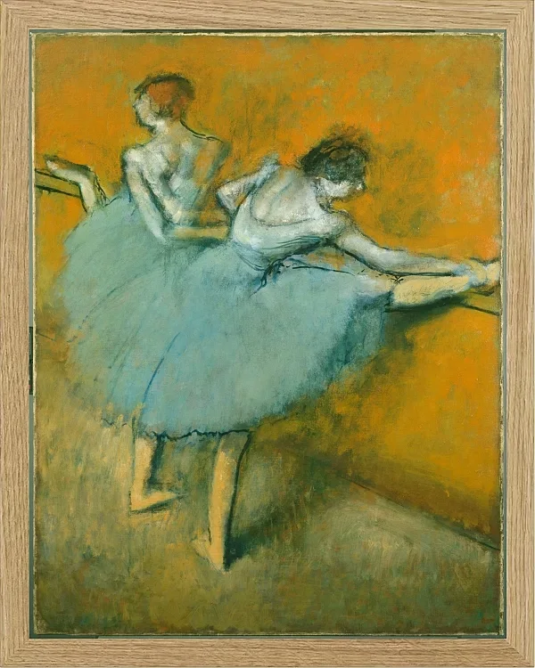 Edgar Degas - Tänzer an der Barre 1884 | Giclée Kunstdruck gerahmt