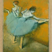Edgar Degas - Tänzer an der Barre 1884 | Giclée Kunstdruck gerahmt