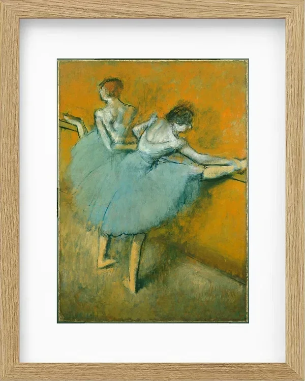 Edgar Degas - Tänzer an der Barre 1884 | Giclée Kunstdruck gerahmt