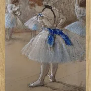 Edgar Degas - Tänzerin 1880 | Giclée Kunstdruck gerahmt