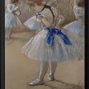 Edgar Degas - Tänzerin 1880 | Giclée Kunstdruck gerahmt