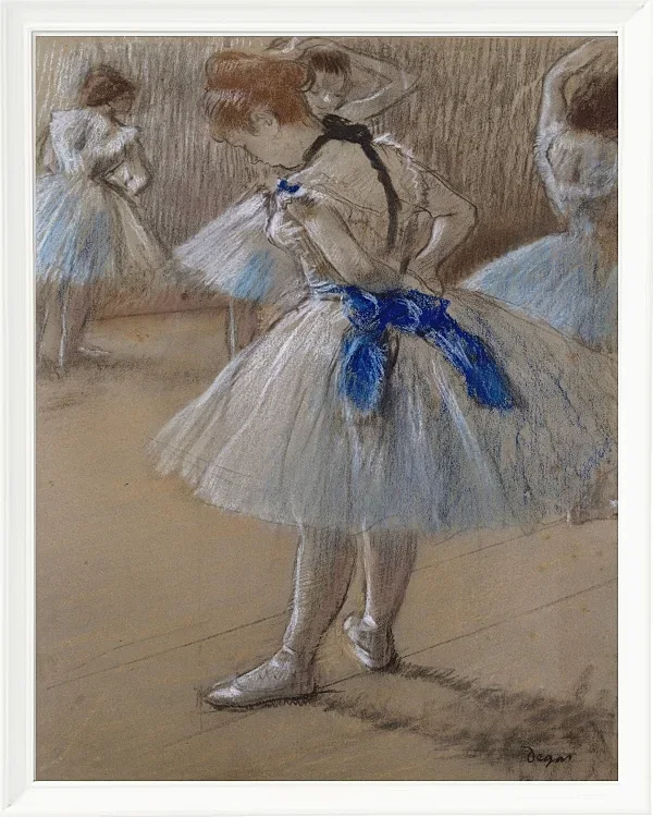 Edgar Degas - Tänzerin 1880 | Giclée Kunstdruck gerahmt