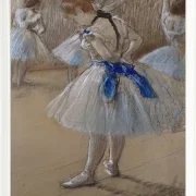 Edgar Degas - Tänzerin 1880 | Giclée Kunstdruck gerahmt