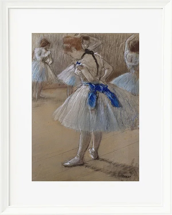 Edgar Degas - Tänzerin 1880 | Giclée Kunstdruck gerahmt