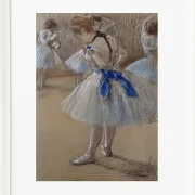 Edgar Degas - Tänzerin 1880 | Giclée Kunstdruck gerahmt