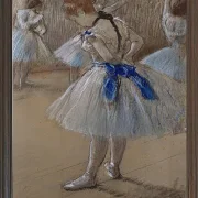 Edgar Degas - Tänzerin 1880 | Giclée Kunstdruck gerahmt