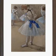 Edgar Degas - Tänzerin 1880 | Giclée Kunstdruck gerahmt