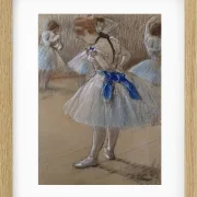 Edgar Degas - Tänzerin 1880 | Giclée Kunstdruck gerahmt