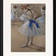 Edgar Degas - Tänzerin 1880 | Giclée Kunstdruck gerahmt