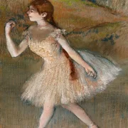 Edgar Degas - Tänzerin 1880 | Giclée Kunstdruck gerahmt