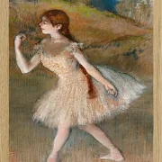 Edgar Degas - Tänzerin 1880 | Giclée Kunstdruck gerahmt
