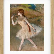 Edgar Degas - Tänzerin 1880 | Giclée Kunstdruck gerahmt
