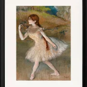 Edgar Degas - Tänzerin 1880 | Giclée Kunstdruck gerahmt
