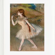Edgar Degas - Tänzerin 1880 | Giclée Kunstdruck gerahmt