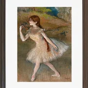 Edgar Degas - Tänzerin 1880 | Giclée Kunstdruck gerahmt