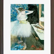 Edgar Degas - Tänzerin in ihrer Garderobe 1884 | Giclée Kunstdruck gerahmt