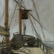 Edouard Manet - Das Schiffsdeck 1872 | Giclée Kunstdruck gerahmt