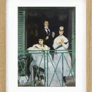 Edouard Manet - Der Balkon 1868 | Giclée Kunstdruck gerahmt