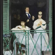 Edouard Manet - Der Balkon 1868 | Giclée Kunstdruck gerahmt