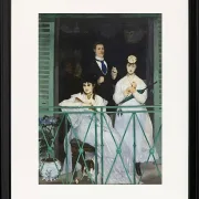 Edouard Manet - Der Balkon 1868 | Giclée Kunstdruck gerahmt