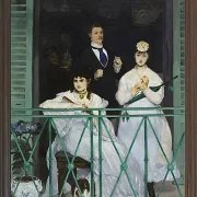 Edouard Manet - Der Balkon 1868 | Giclée Kunstdruck gerahmt