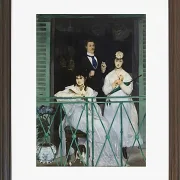 Edouard Manet - Der Balkon 1868 | Giclée Kunstdruck gerahmt