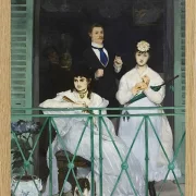 Edouard Manet - Der Balkon 1868 | Giclée Kunstdruck gerahmt
