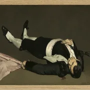 Edouard Manet - Der tote Torero 1864 | Giclée Kunstdruck gerahmt