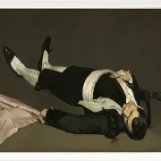 Edouard Manet - Der tote Torero 1864 | Giclée Kunstdruck gerahmt