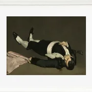 Edouard Manet - Der tote Torero 1864 | Giclée Kunstdruck gerahmt