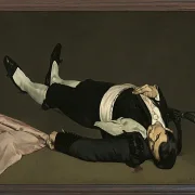 Edouard Manet - Der tote Torero 1864 | Giclée Kunstdruck gerahmt