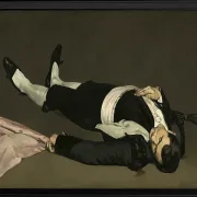 Edouard Manet - Der tote Torero 1864 | Giclée Kunstdruck gerahmt