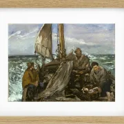 Edouard Manet - Die Arbeiter des Meeres 1874 | Giclée Kunstdruck gerahmt