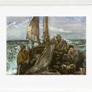 Edouard Manet - Die Arbeiter des Meeres 1874 | Giclée Kunstdruck gerahmt