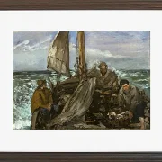 Edouard Manet - Die Arbeiter des Meeres 1874 | Giclée Kunstdruck gerahmt