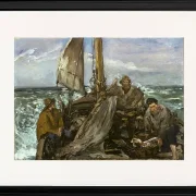 Edouard Manet - Die Arbeiter des Meeres 1874 | Giclée Kunstdruck gerahmt